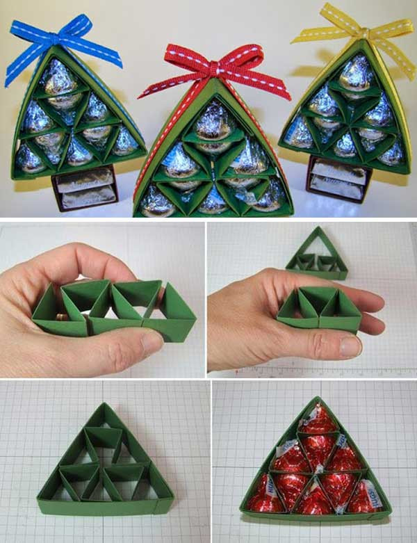Christmas Gift Ideas DIY
 Wonderful DIY Sweet Chocolate Christmas Tree Gift