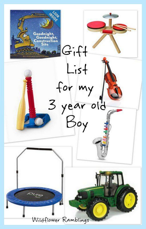 Christmas Gift Ideas For 4 Year Old Boy
 t ideas for my 3 year old boy