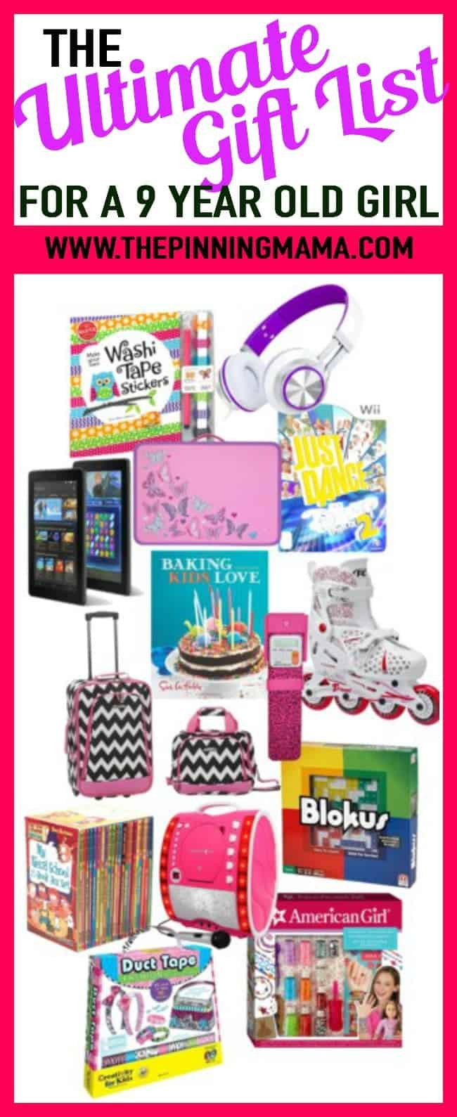 Christmas Gift Ideas For 9 Year Old Girl
 The Ultimate Gift List for a 9 Year Old Girl