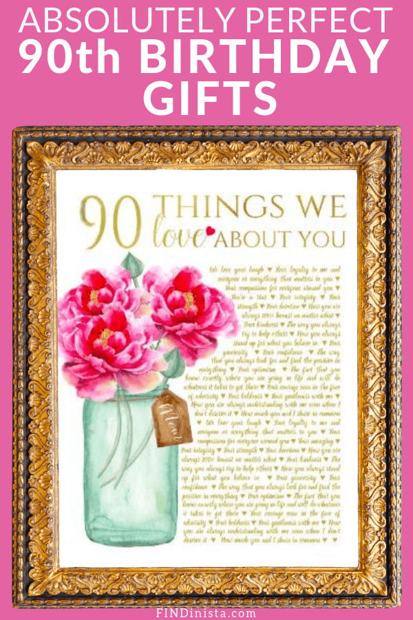 Christmas Gift Ideas For 90 Year Old Woman
 90th Birthday Gift Ideas 25 Best 90th Birthday Gifts