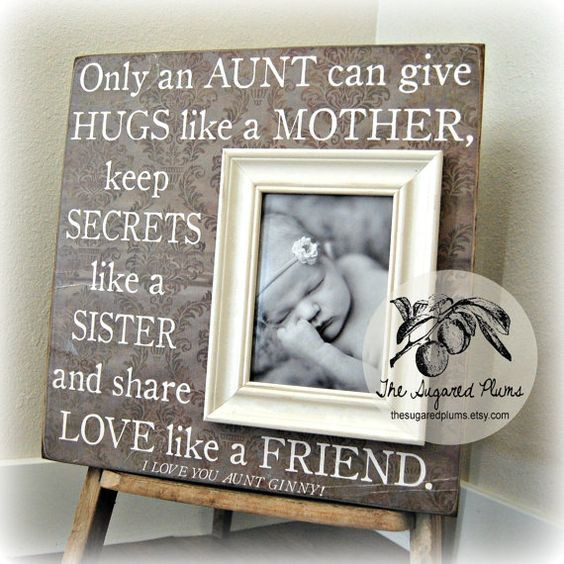 Christmas Gift Ideas For Aunts And Uncles
 Aunt ts Aunt and Personalized picture frames on Pinterest
