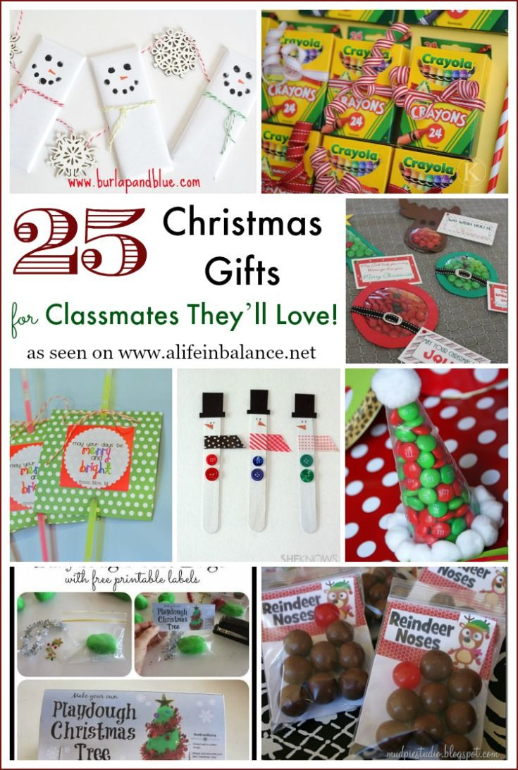 Christmas Gift Ideas For Classmates
 1000 ideas about Class Christmas Gifts on Pinterest