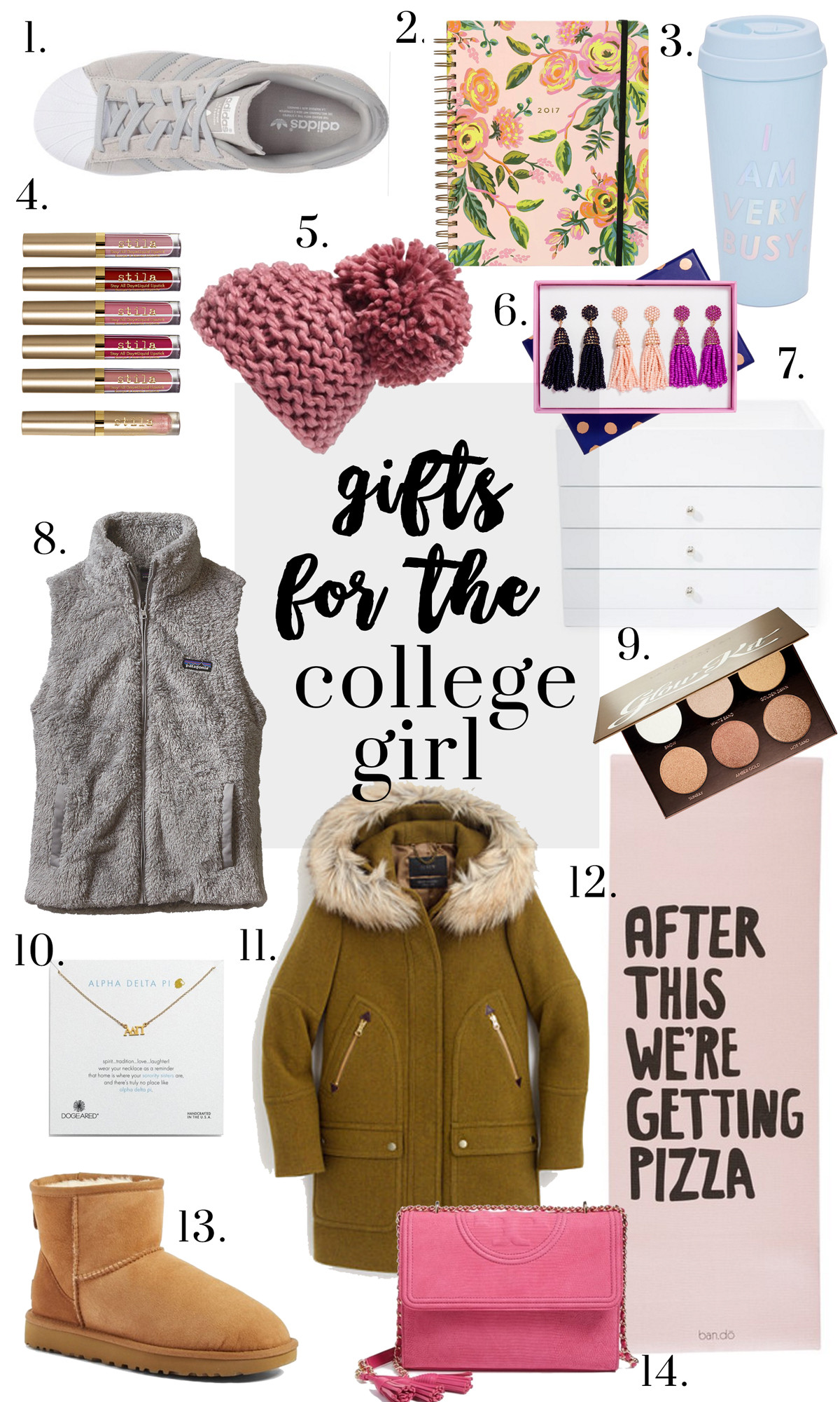 Christmas Gift Ideas For College Students
 ts for college girls Glitter & Gingham
