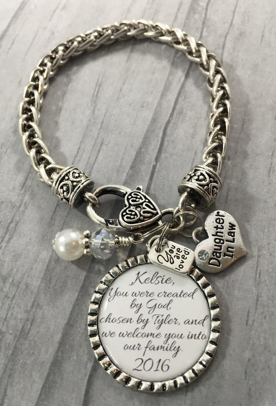 Christmas Gift Ideas For Daughter In Law
 DAUGHTER in Law BRACELET Future Daughter in Law Gift for