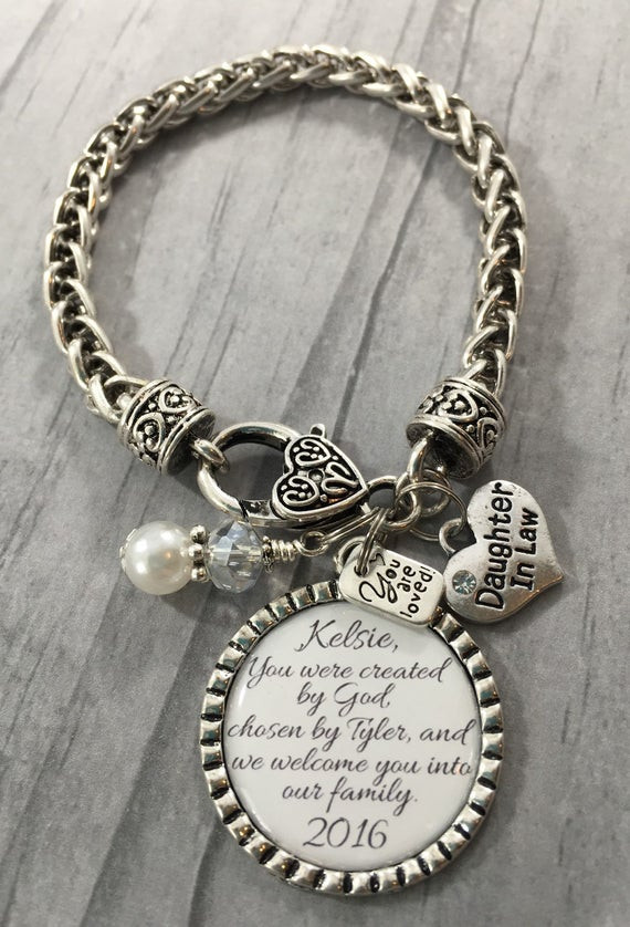 Christmas Gift Ideas For Daughters In Law
 DAUGHTER in Law BRACELET Future Daughter in Law Gift for