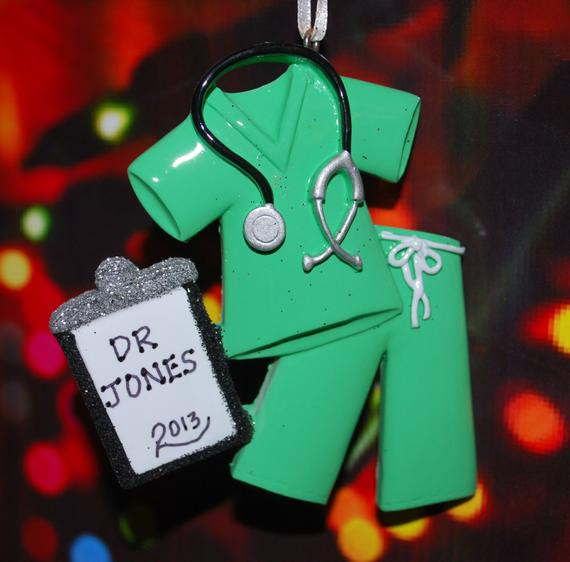 Christmas Gift Ideas For Doctors
 FREE Ornament Gift Bag Personalized Doctor by confetti tsbyg