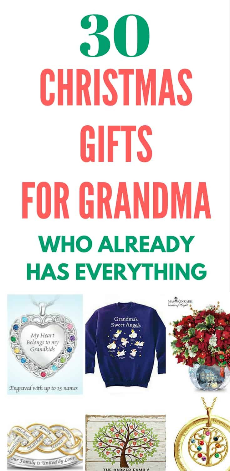 Christmas Gift Ideas For Grandma
 What to Get Grandma for Christmas Top 20 Grandmother