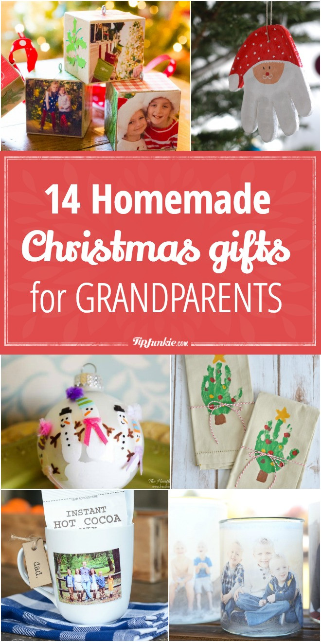 Christmas Gift Ideas For Grandparents
 14 Homemade Christmas Gifts for Grandparents – Tip Junkie