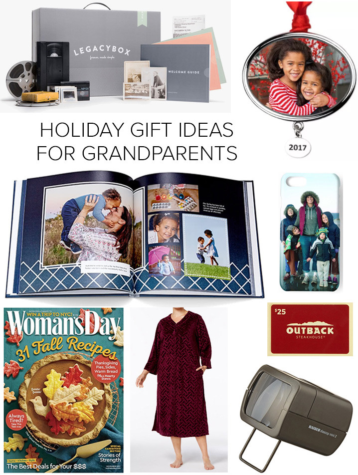 Christmas Gift Ideas For Grandparents
 Holiday Gift Ideas for Grandparents