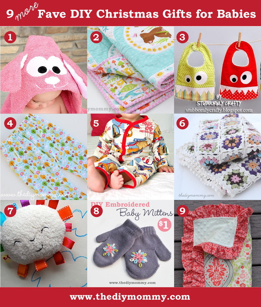 Christmas Gift Ideas For Infants
 A Handmade Christmas More DIY Baby Gifts