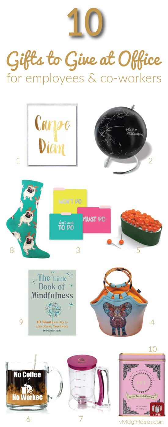 Christmas Gift Ideas For Office Staff
 Top 10 Christmas Gifts for fice Staff and Coworkers