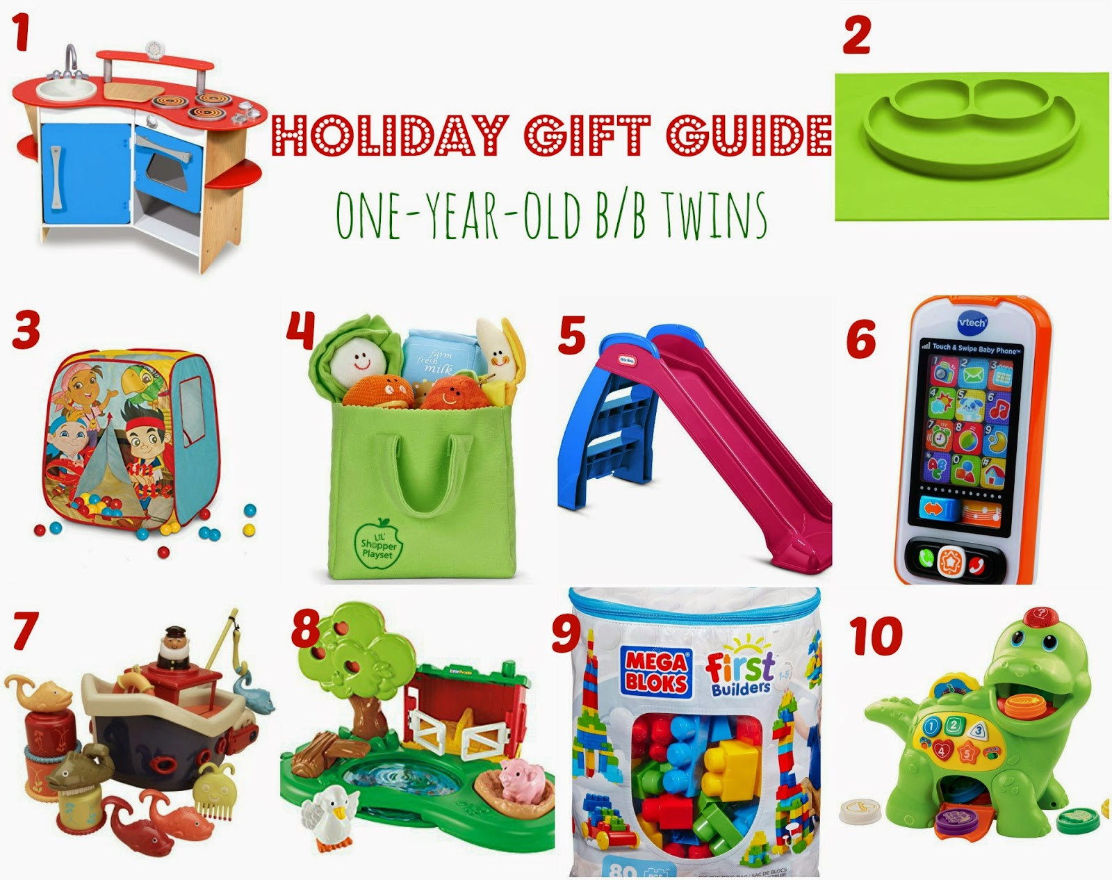Christmas Gift Ideas For One Year Old
 Twin Talk Blog Holiday Gift Guide one year old twins