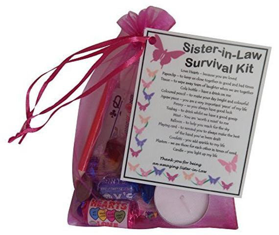 Christmas Gift Ideas For Sister In Law
 Sister in Law Survival Kit Gift Great present for by