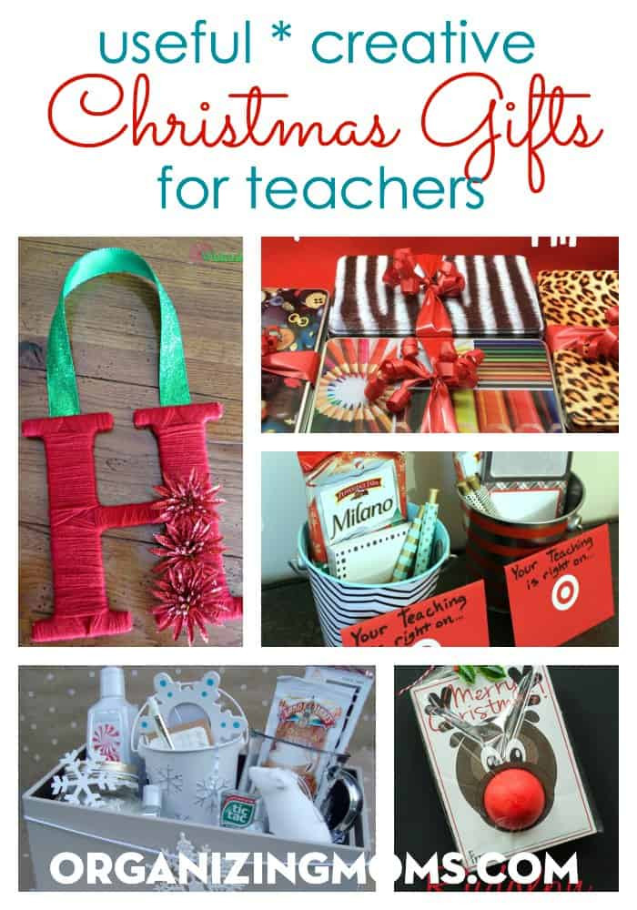 Christmas Gift Ideas For Teachers
 Useful Creative Christmas Gifts for Teachers Organizing Moms
