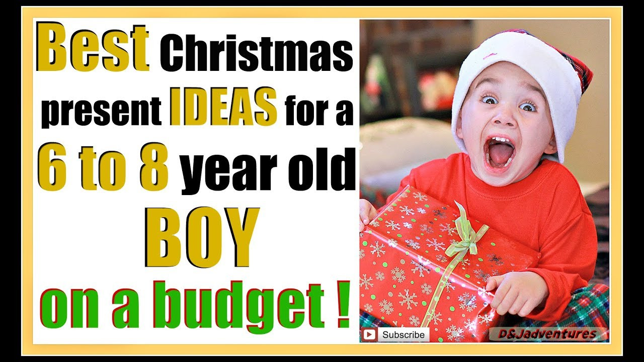 Christmas Gift Ideas On A Budget
 Best Christmas t ideas for a 6 to 8 year old boy on a