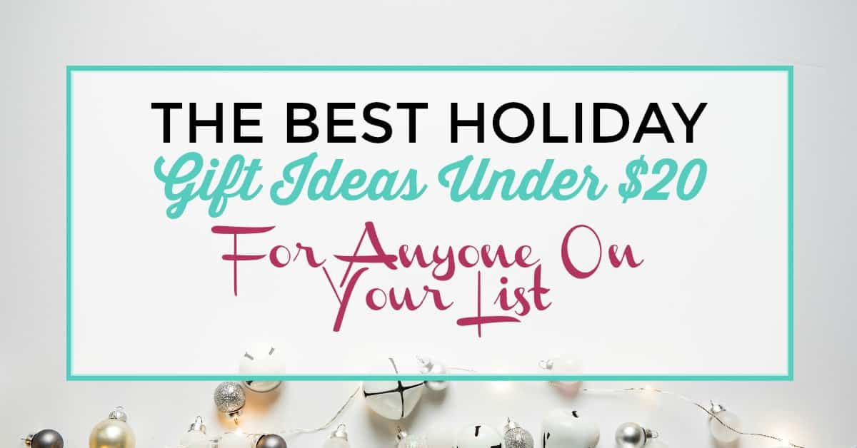 Christmas Gift Ideas Under $20
 The Best Holiday Gift Ideas Under $20 For Anyone Your