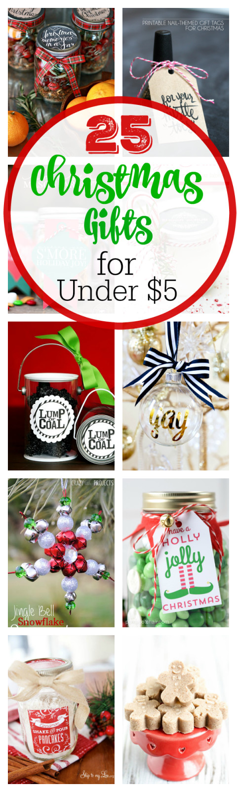 Christmas Gift Ideas Under $5
 25 Christmas Gift Ideas for Under $5