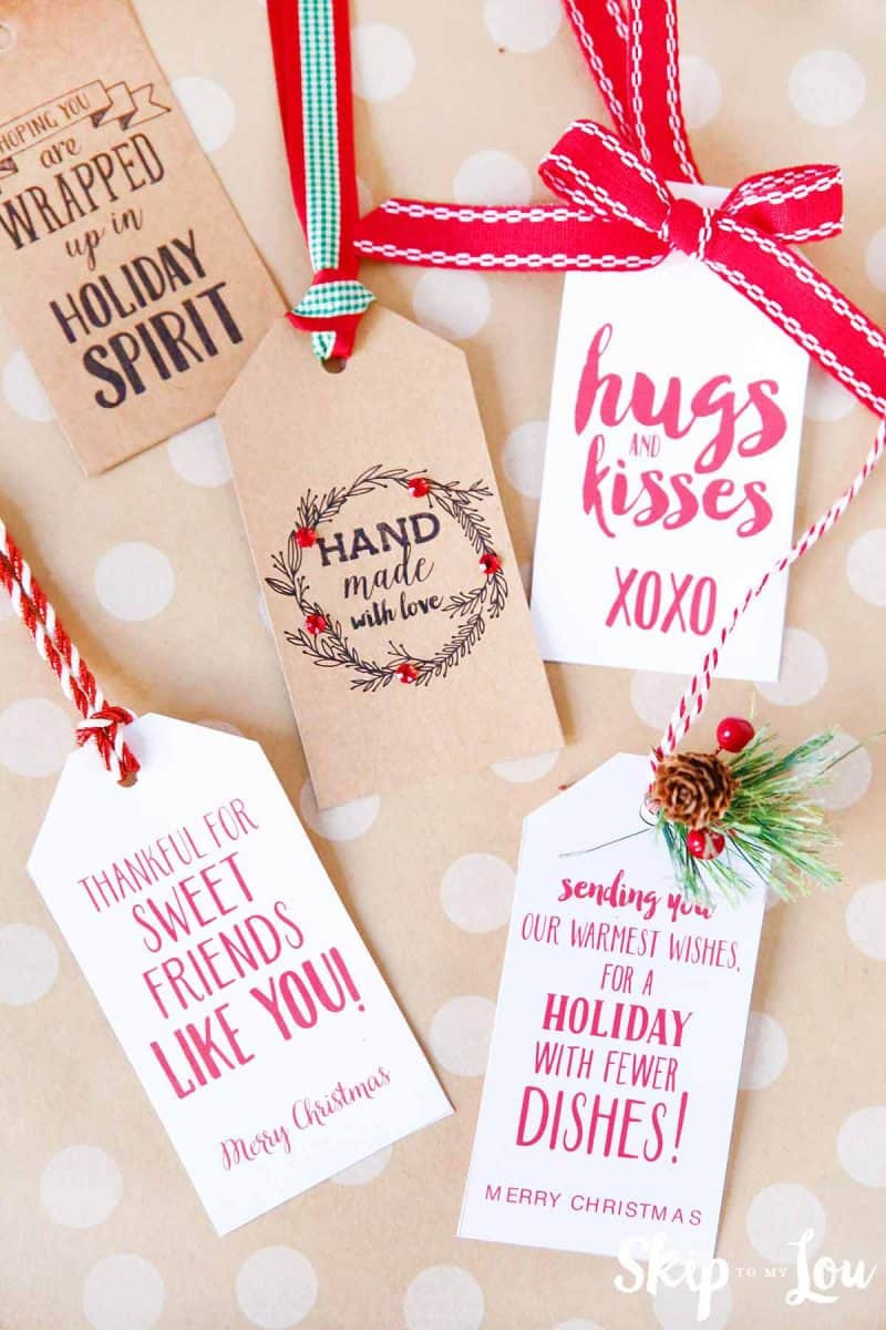 Christmas Gift Tag Ideas
 25 Easy Christmas Gift Ideas that are super cute