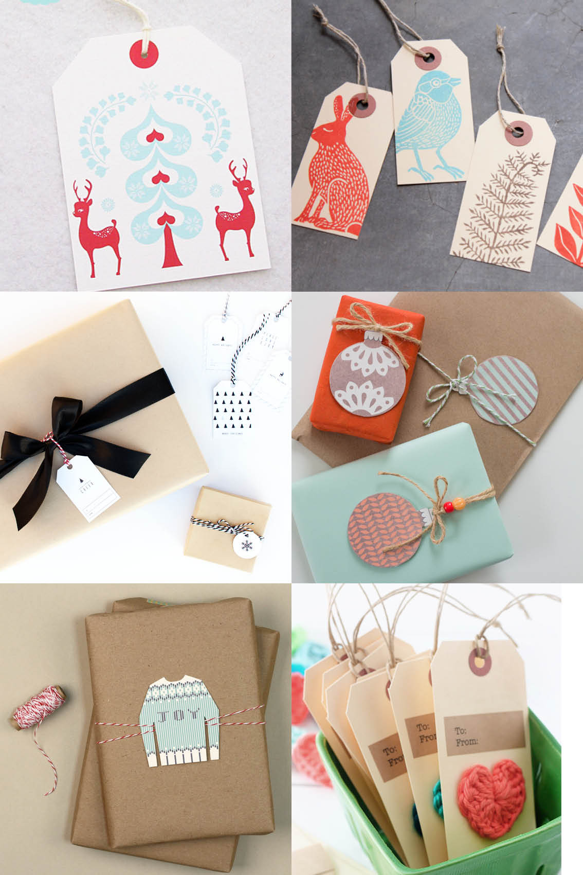 Christmas Gift Tag Ideas
 Christmas wrapping t tags ideas Mollie Makes