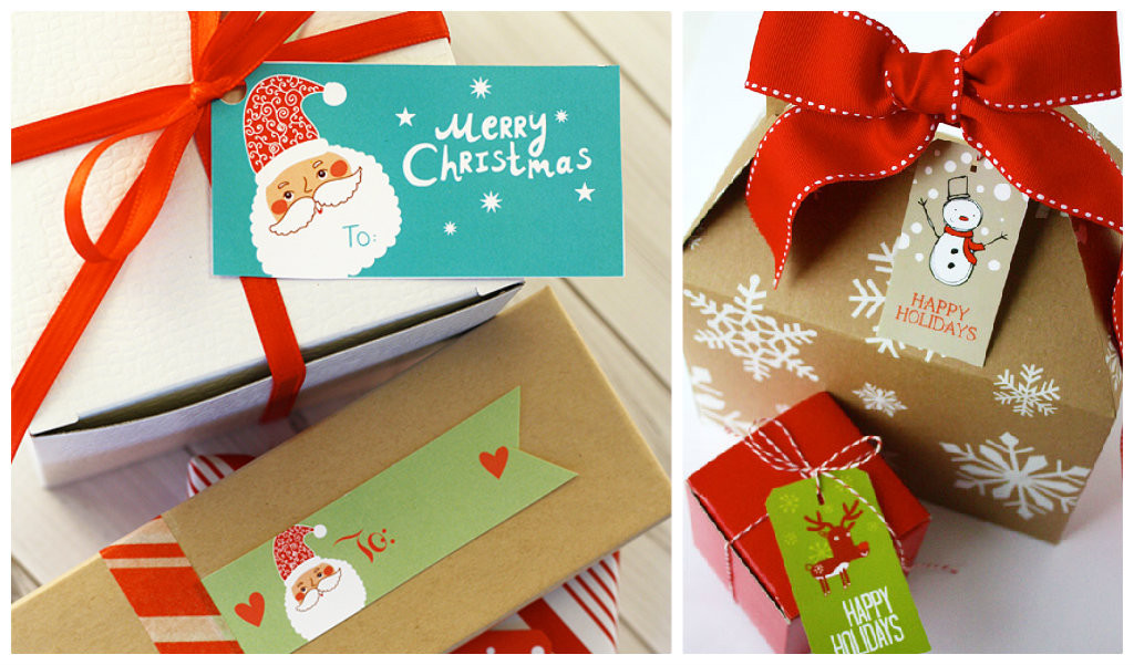 Christmas Gift Tag Ideas
 6 Last Minute Christmas Printable Gift Tags & Ideas
