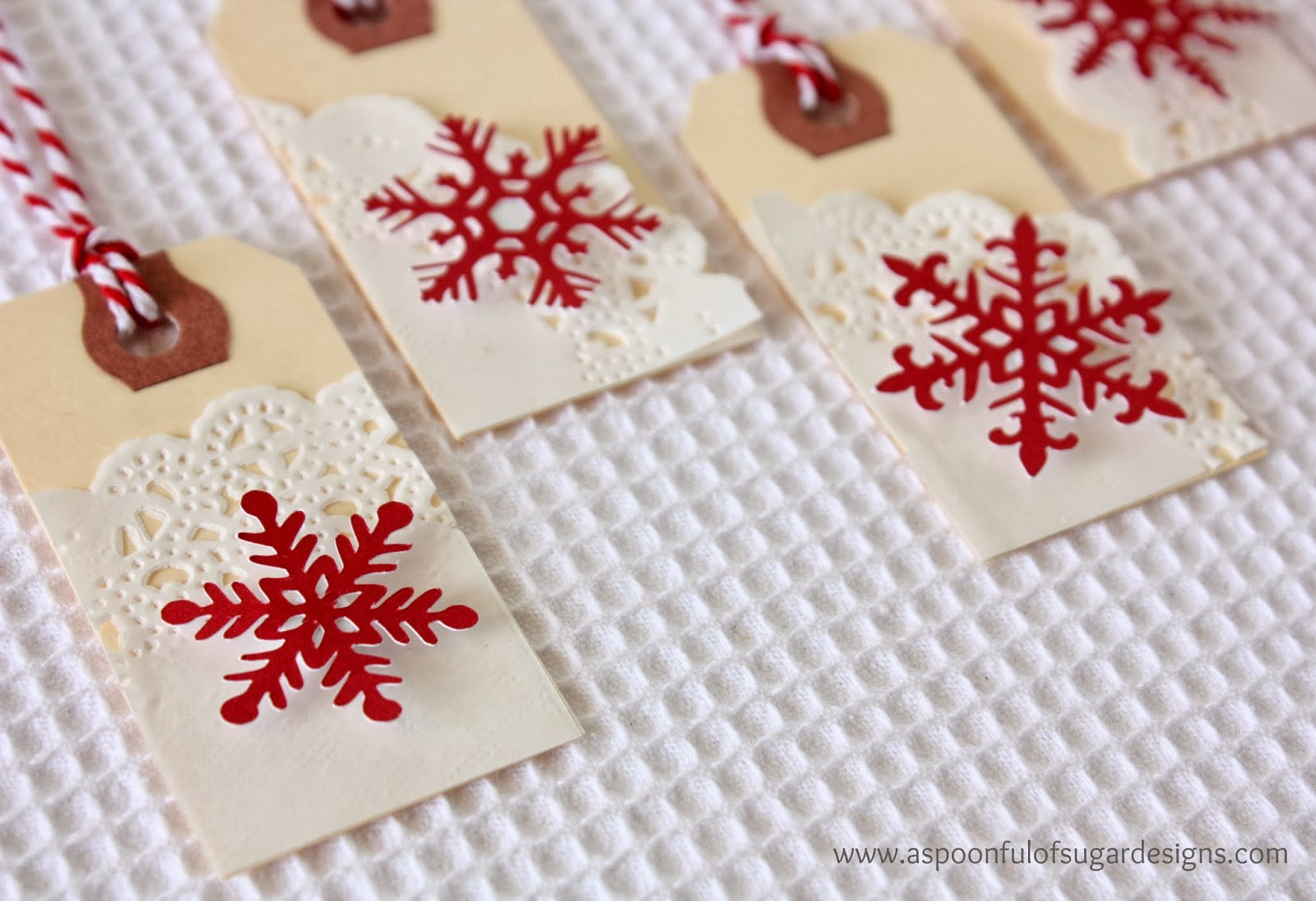 Christmas Gift Tag Ideas
 Snowflake Gift Tags A Spoonful of Sugar
