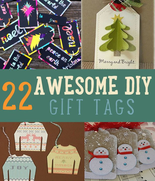 Christmas Gift Tags DIY
 22 Awesome DIY Gift Tags
