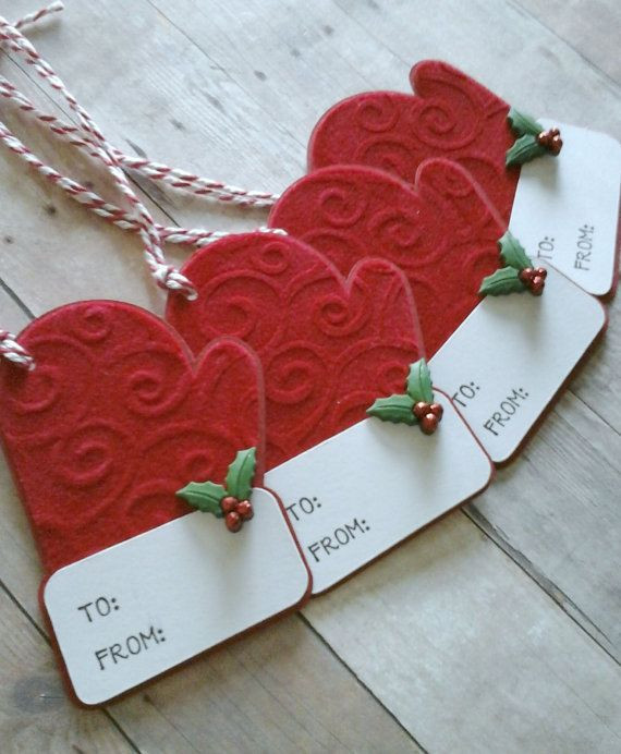 Christmas Gift Tags DIY
 Best 25 Christmas t tags ideas on Pinterest