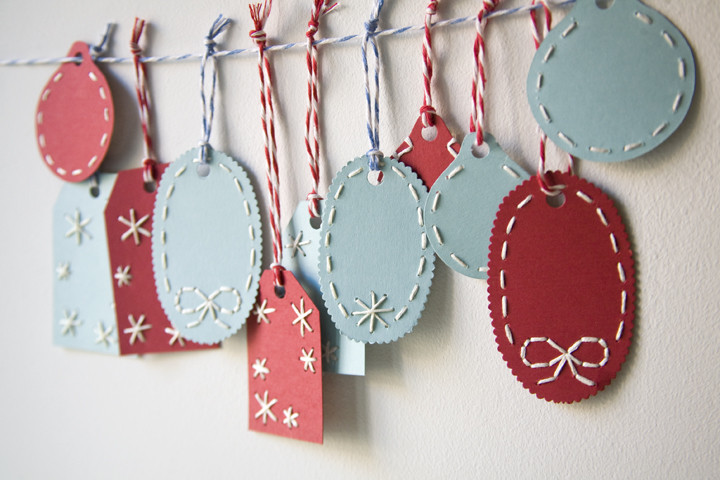 Christmas Gift Tags DIY
 Miniature Rhino DIY Holiday Gift Tags