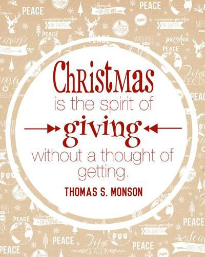 Christmas Giving Quotes
 "Christmas is the spirit of giving without a thought of