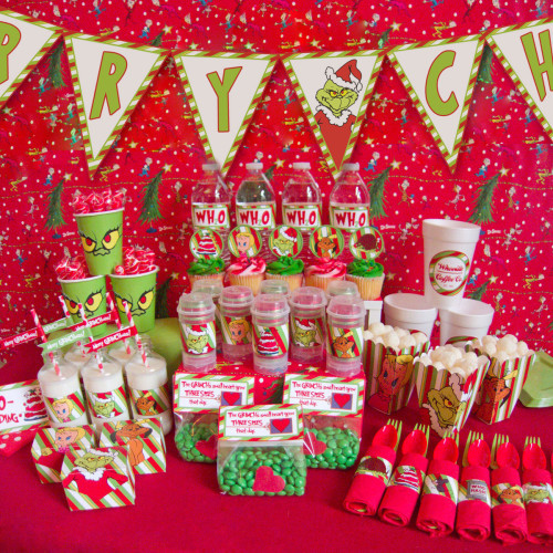 Christmas Holiday Party Ideas
 Grinch Christmas party ideas