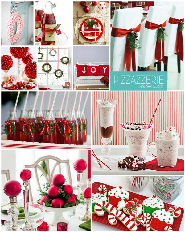Christmas Holiday Party Ideas
 Peppermint Christmas Red & White Party Ideas Party Ideas