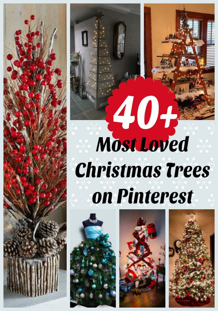 Christmas Home Decor Pinterest
 40 Most Loved Christmas Tree Decorating Ideas on Pinterest