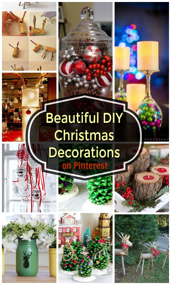 Christmas Home Decor Pinterest
 22 Beautiful DIY Christmas Decorations on Pinterest