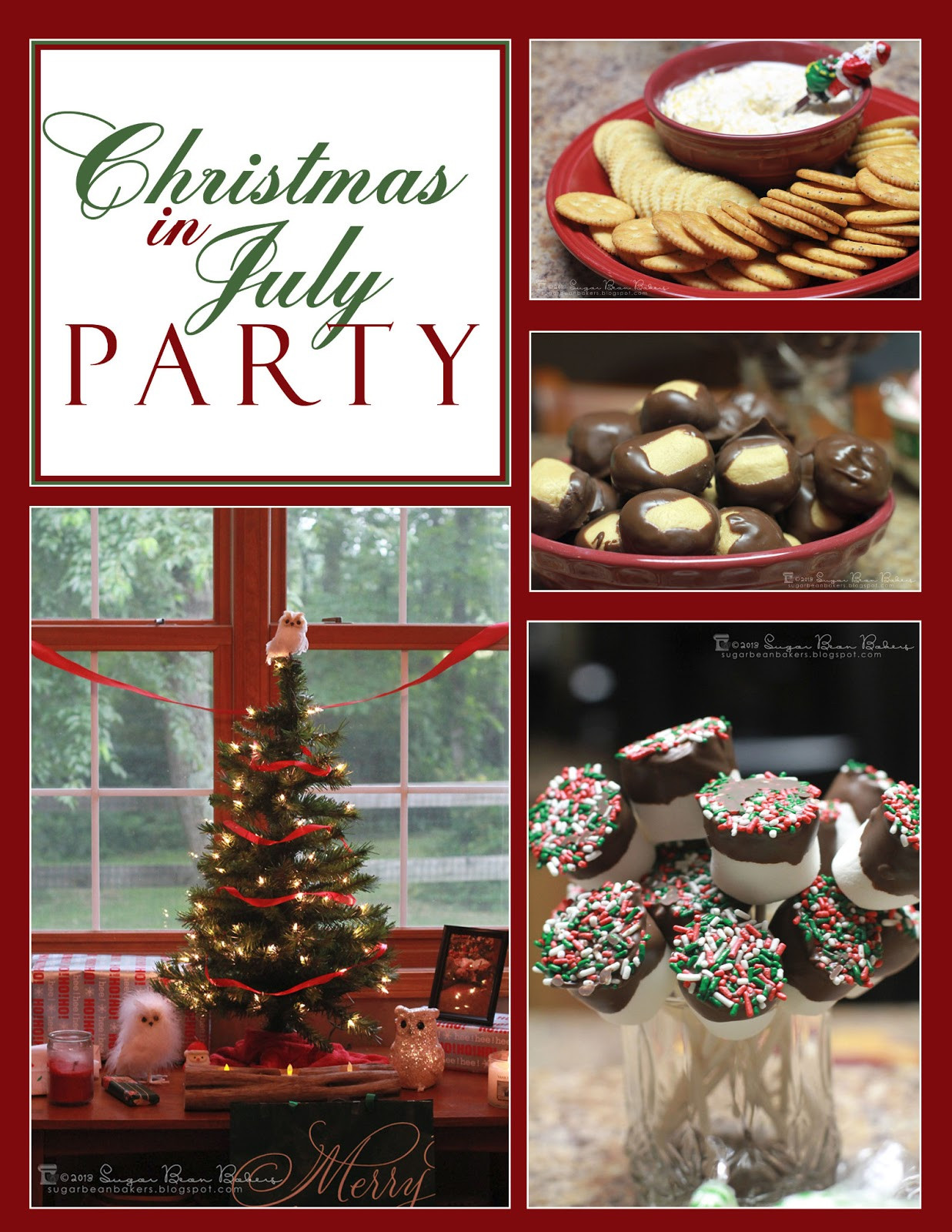 Christmas In July Party Ideas
 Sugar Bean Bakers Christmas In July Party