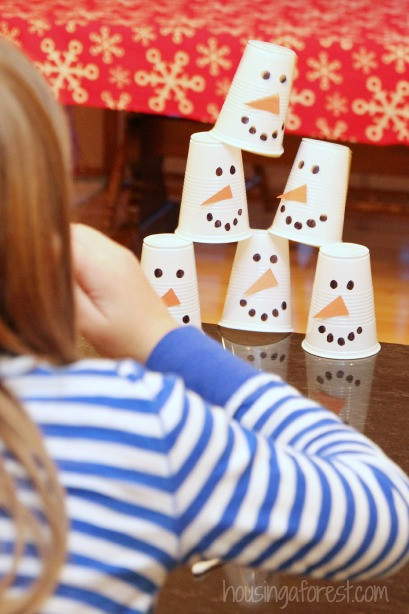 Christmas Indoor Games
 Snowman Minute to Win it Games