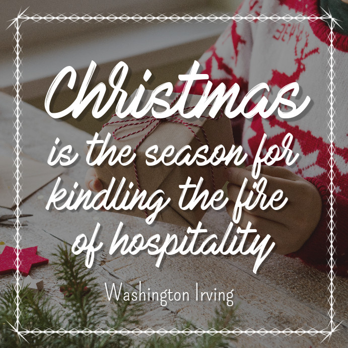 Christmas Instagram Quotes
 Christmas Season Quote Instagram Post Template