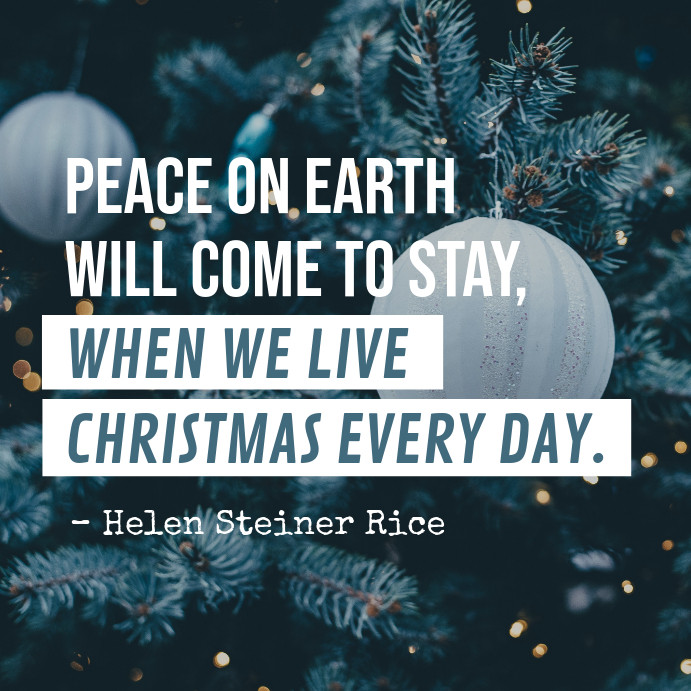 Christmas Instagram Quotes
 Christmas Quote Instagram Post Template