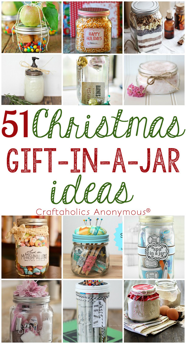 Christmas Jar Gift Ideas
 Craftaholics Anonymous
