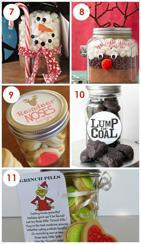 Christmas Jar Gift Ideas
 101 Quick and Easy Christmas Neighbor Gifts