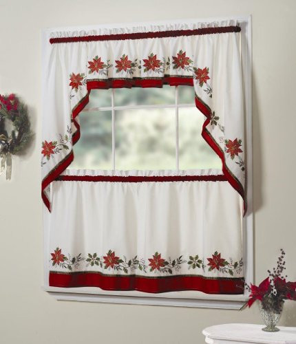 Christmas Kitchen Curtains
 Best Christmas Kitchen Decorations Inspired By My Mom