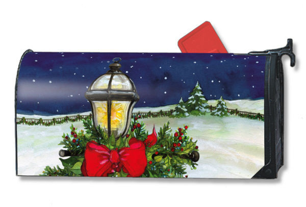 Christmas Lamp Post Covers
 CHRISTMAS HOME FOR THE HOLIDAYS LAMP POST MAGNETIC MAILBOX