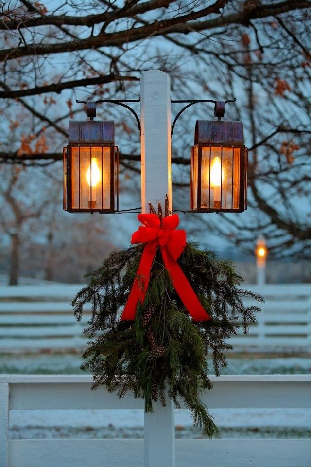 Christmas Lamp Post Decoration
 Best 25 Lamp post ideas ideas on Pinterest
