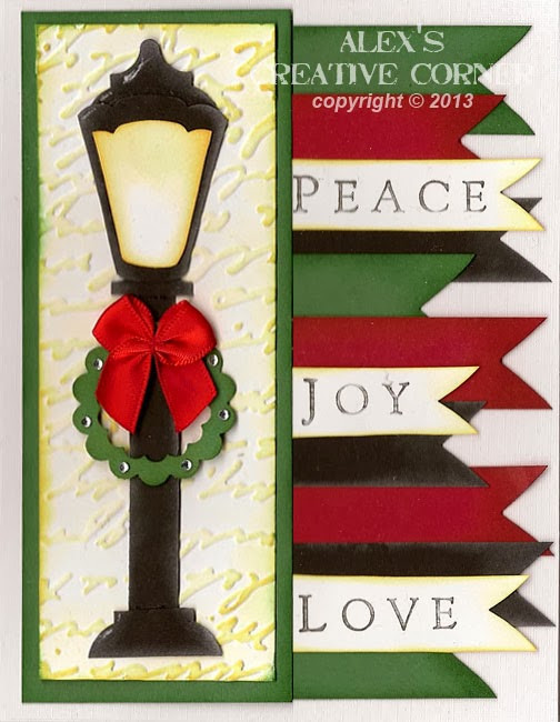 Christmas Lamp Posts
 Alex s Creative Corner Christmas Lamp Post Card