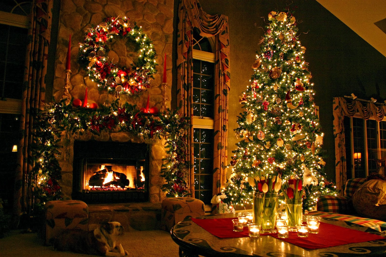 Christmas Light Decorations Indoor
 Indoor Christmas Tree Decoration Ideas