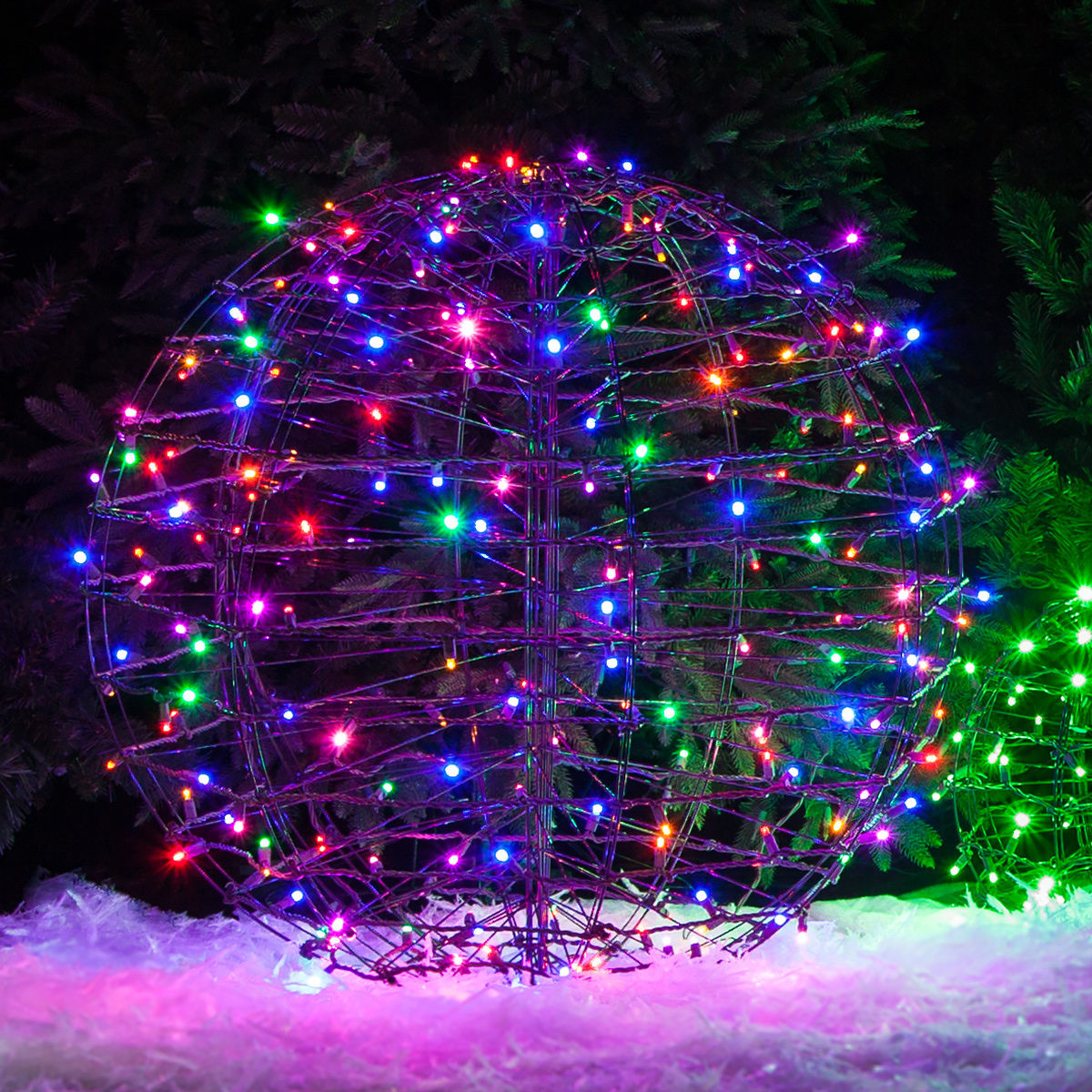 Christmas Light Spheres Outdoor
 Outdoor Christmas Decorating Ideas Yard Envy