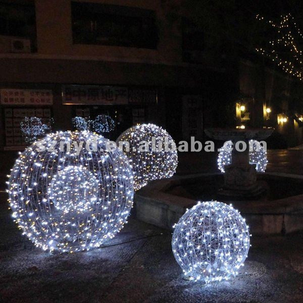 Christmas Light Spheres Outdoor
 Led Christmas Ball For Outdoor Light Decorations