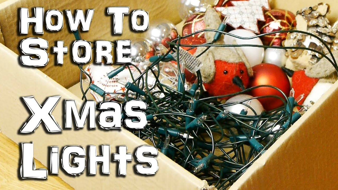 Christmas Light Storage
 How to store your Christmas Lights Life hack