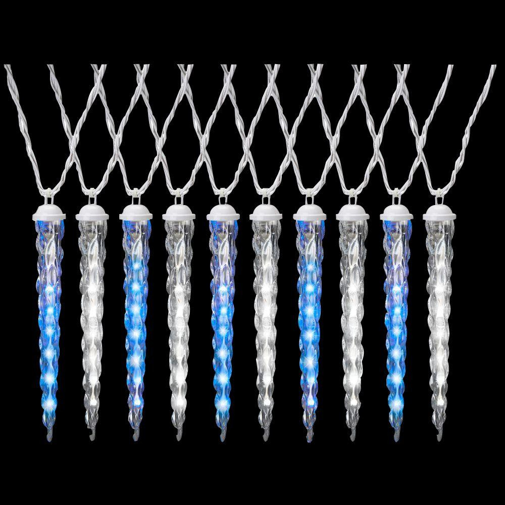Christmas Lighting Icicle
 LightShow 10 Light Shooting Star Effect Icy Blue and White