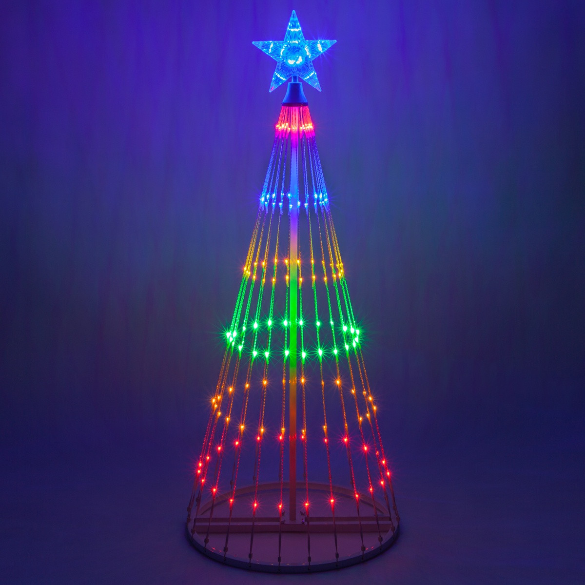 Christmas Lighting Videos
 Multicolor LED Animated Outdoor Lightshow Tree