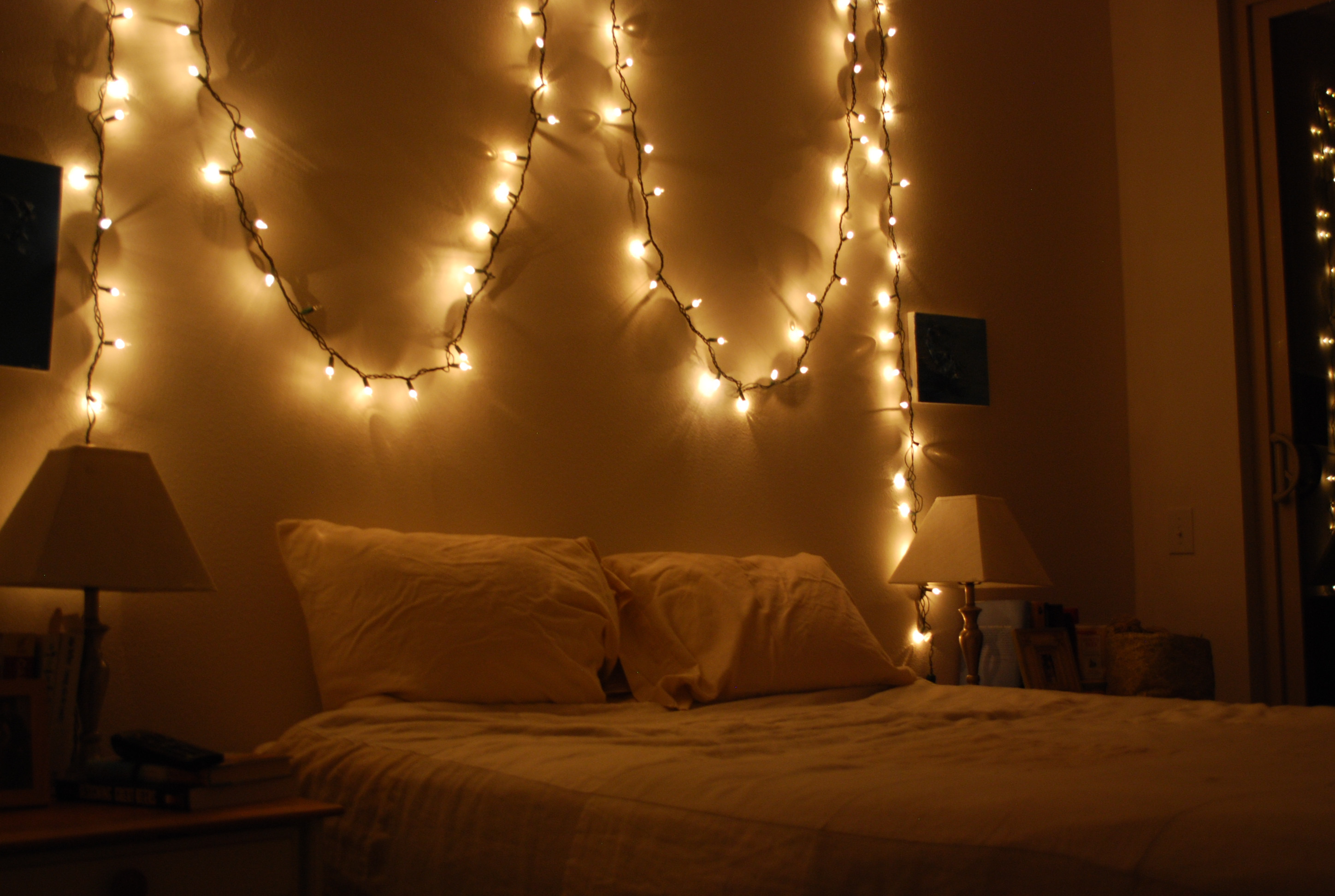 Christmas Lights Bedroom
 1000 images about Bedroom on Pinterest